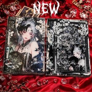 NEW A5 DIY Gothic Notebook Tribal Sigil Charm Shaker Punk Journal Sketchbook